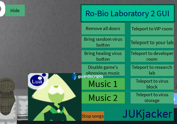 Ro-Bio: Laboratory 2 | GUI SCRIPT Excludiddy [🛡️]