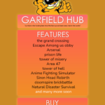 Garfield Hub | 11 GAMES, MORE SOON [FREE HUB] Excludiddy [🛡️]