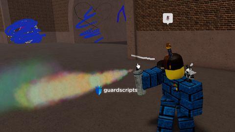 Rainbow spray effect Script - May 2022
