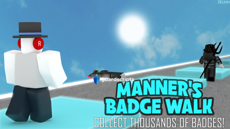 Manner's Badge Walk GET ALL BADGES SCRIPT - July 2022