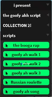 Goofy Ahh SCRIPT COLLECTION GUI V2 - FUN SCRIPTS - July 2022