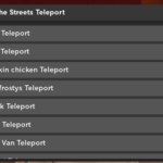 The Streets | TELEPORTS GUI SCRIPT - April 2022