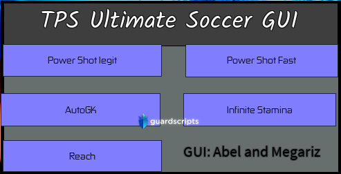 TPS: Ultimate Soccer SHOOT FAST/LEGIT - AUTO GOAL KEEP - INF STAMINA & MORE! - OPEN SOURCE - July 2022