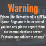Prison Life: Remastere...
