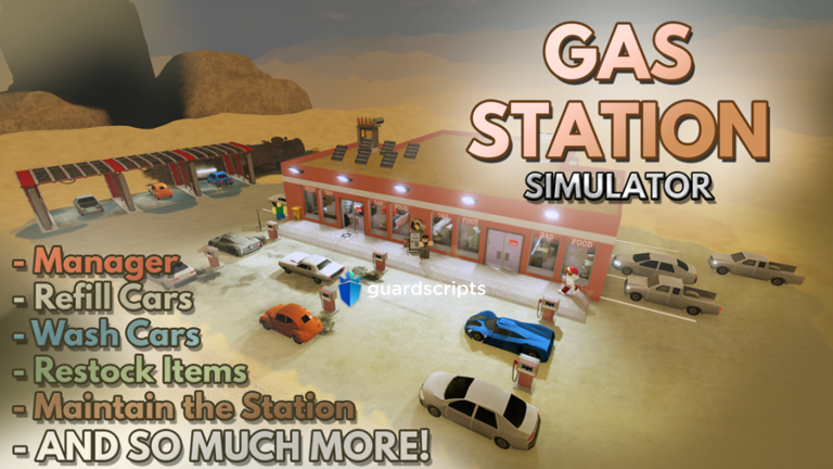 Gas Station Simulator BREAK THE WHOLE GAME - FREE SCRIPT - July 2022