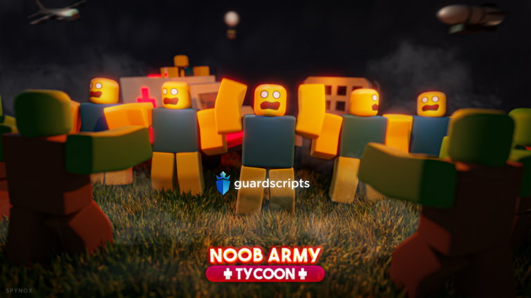 Noob Army Tycoon AUTO-FARM - 10K MONEY EVERY 11 SECONDS - July 2022