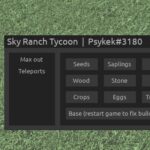 Sky Ranch Tycoon | GUI | MAX OUT BASE & RESOURCES SCRIPT - April 2022