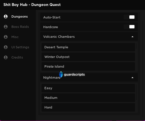 Dungeon Quest | BOSS RAIDS AUTO FARM & MORE GUI!