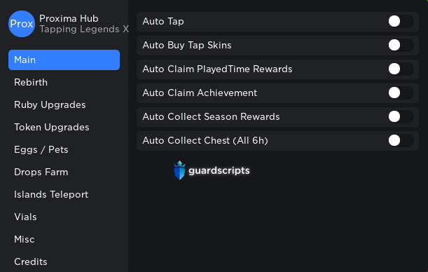 Tapping Legends X UPDATED AUTO-FARM GUI - TONS OF OVERPOWERED FEATURES! - July 2022