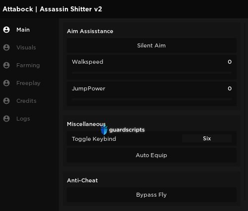 Assassin | ASSASSIN SHITTER V2 GUI SCRIPT - April 2022