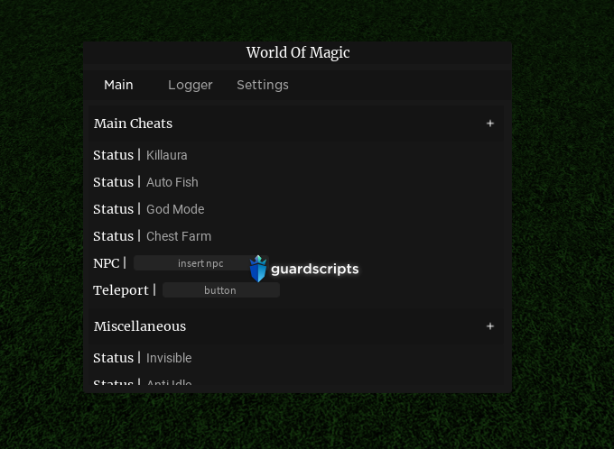 World of Magic | GUI | GOD MODE, FE INVISIBLE [🛡️]