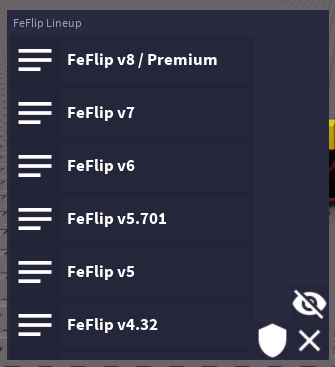 ALL FeFlip Versions | CUSTOM GUI